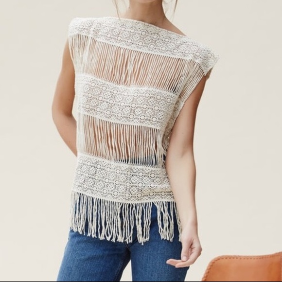 Boho Crochet Fringe Top - Festival Sexy! - Picture 3 of 7